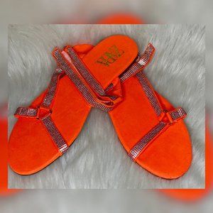 Jewel Sandals - Orange
